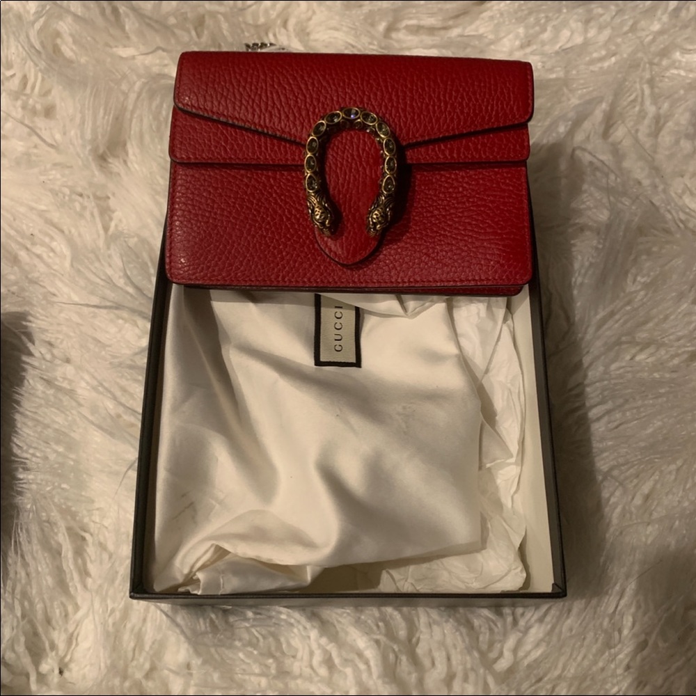 Red Mini Dionysus Gucci Crossbody Bag - Picture 4 of 8